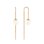 Висячие серьги с жемчугом