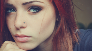 пирсинг с жемчугом