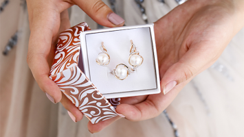 Комплект из жемчуга